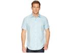 Robert Graham Cyprus Short Sleeve Woven Shirt (teal) Men's Clothing