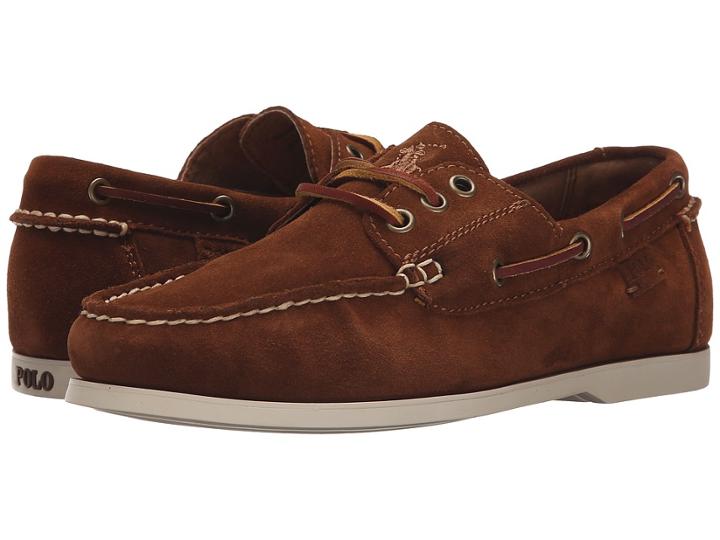 Polo Ralph Lauren Bienne Ii (new Snuff Sport Suede) Men's Lace Up Casual Shoes