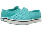Native Kids Shoes Miles Slip-on (toddler/little Kid) (glacier Green/shell White) Kids Shoes