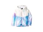 Nike Kids Nsw Windrunner Hooded Jacket (little Kids/big Kids) (white/light Aqua) Girl's Coat