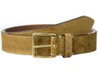 Frye Campus Belt (chestnut Suede) Men's Belts