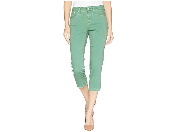 Nydj Capris W/ Released Hem In Cactus United States (cactus United States) Women's Jeans