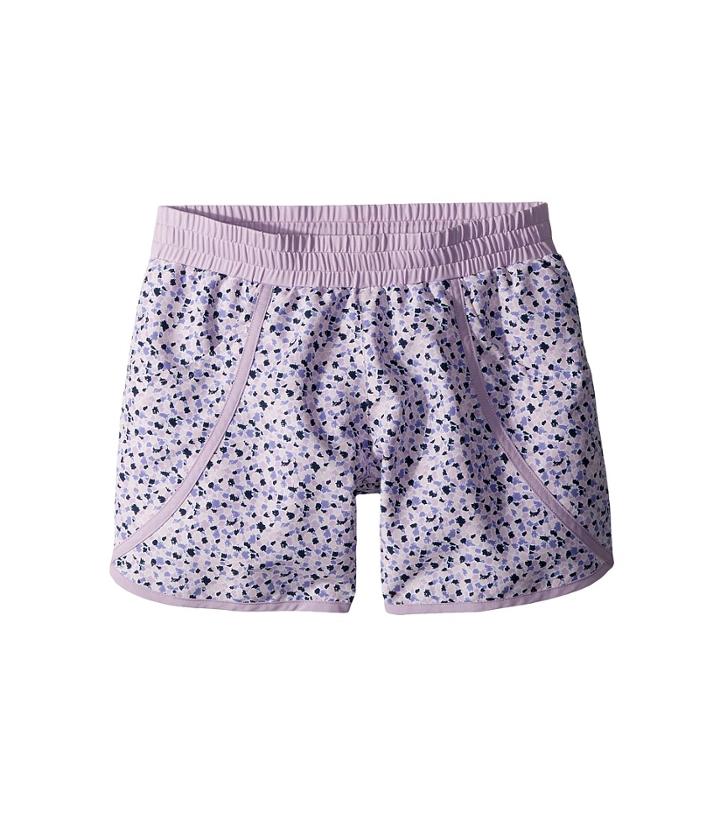 Columbia Kids Solar Streamtm Ii Boardshort (little Kids/big Kids) (phantom Purple Mimosa Print) Girl's Swimwear