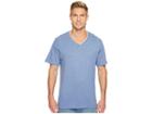 Tommy Bahama Heather Cotton Modal Jersey Lounge Tee (denim Heather) Men's T Shirt