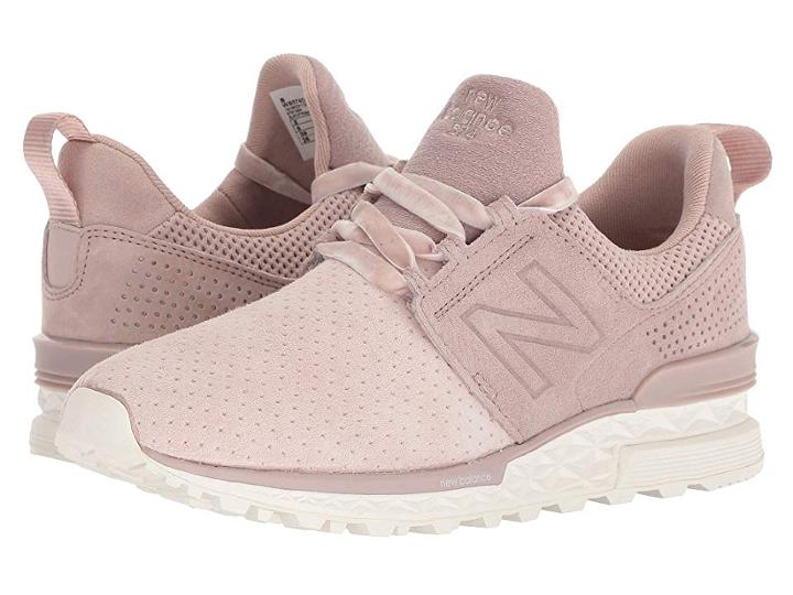 New Balance Classics Ws574dv1 (conch Shell/flat White) Women's Shoes