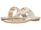 Salvatore Ferragamo Enfola (sahara Flair Silk) Women's Sandals