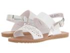 Rachel Kids Reanne (little Kid/big Kid) (white/silver) Girl's Shoes