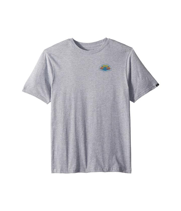 Vans Kids Grizzly Beach T-shirt (big Kids) (athletic Heather) Boy's T Shirt