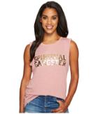 Spiritual Gangster Sg Varsity Chakra Tank Top (clay) Women's Sleeveless