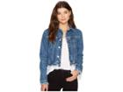Hudson Jeans Garrison Cropped Jacket In Continuum (continuum) Women's Coat