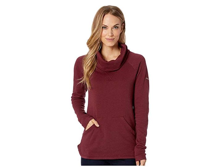 Columbia Weekend Wanderertm Pullover (rich Wine) Women's Long Sleeve Pullover