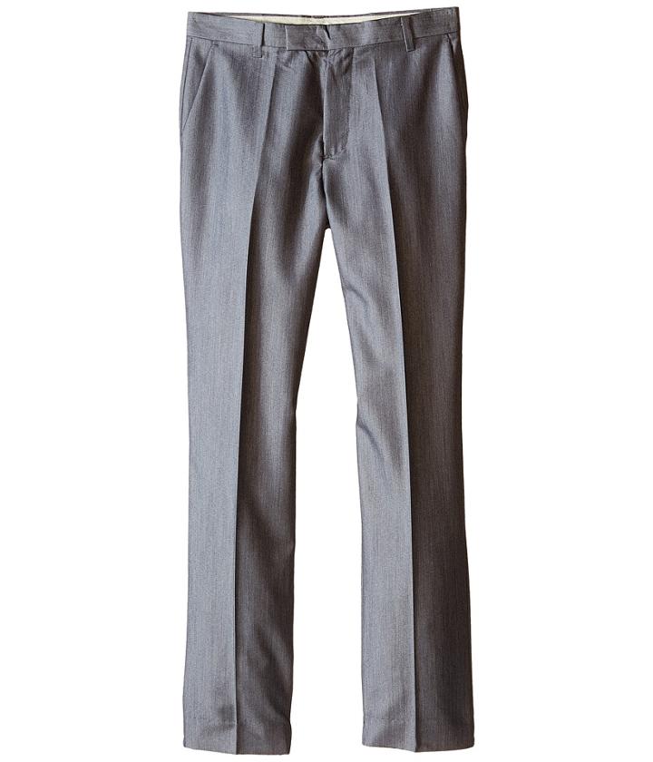 Calvin Klein Kids Iridescent Twill Pants (big Kids) (light Grey) Boy's Casual Pants
