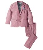 Appaman Kids Two-piece Mod Suit (toddler/little Kids/big Kids) (raspberry) Boy's Suits Sets