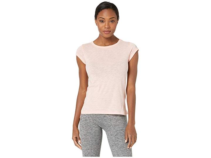 Asics Short Sleeve Top (frosted Rose) Women's Clothing