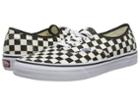 Vans Authentic ((golden Coast) Black/white Checker) Skate Shoes