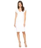 Nicole Miller Linen Beckett Dress (white) Women's Dress