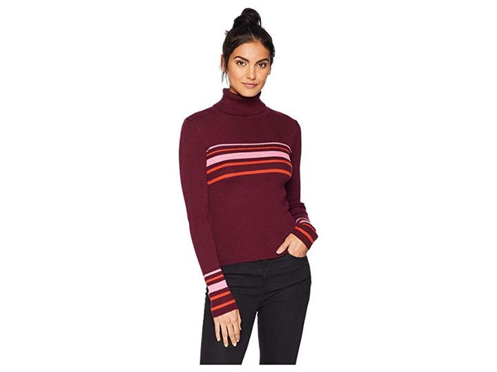 Free People Aspen Turtleneck Sweater (multi) Women's Sweater