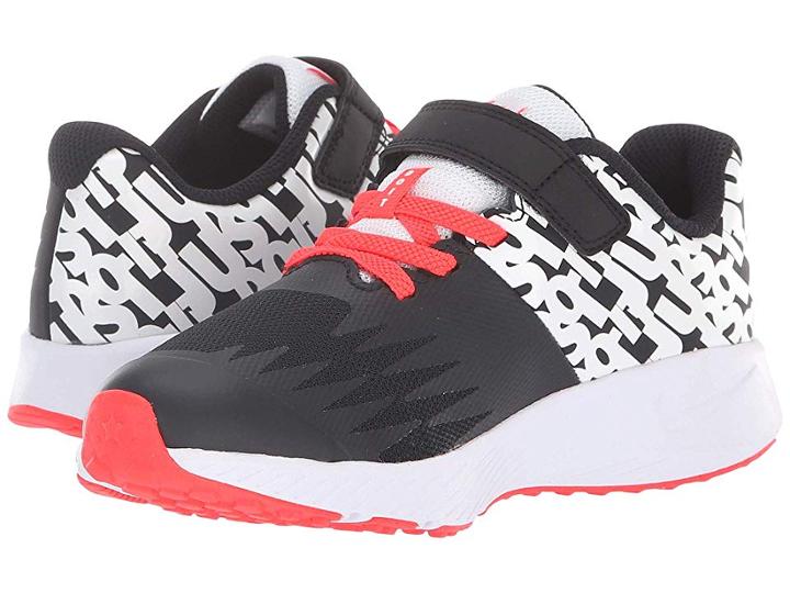Nike Kids Star Runner Just Do It (little Kid) (black/bright Crimson/white) Boys Shoes