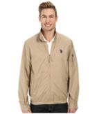 U.s. Polo Assn. Mock Zip Jacket (desert Khaki) Men's Coat