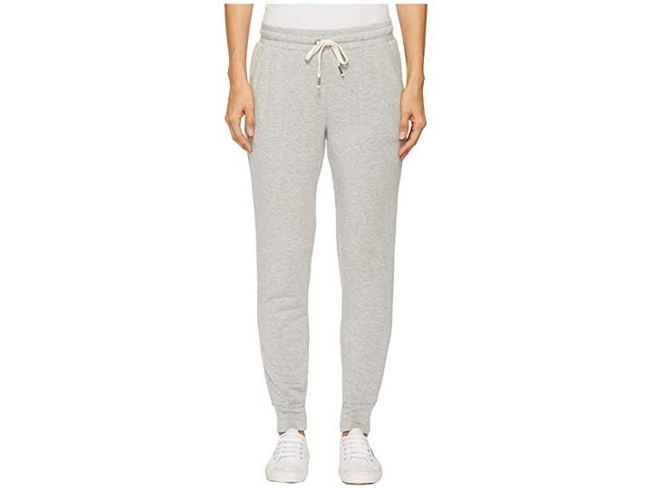 Splendid Soft Brushed French Terry Forward Seam Pants (heather Grey) Women's Casual Pants