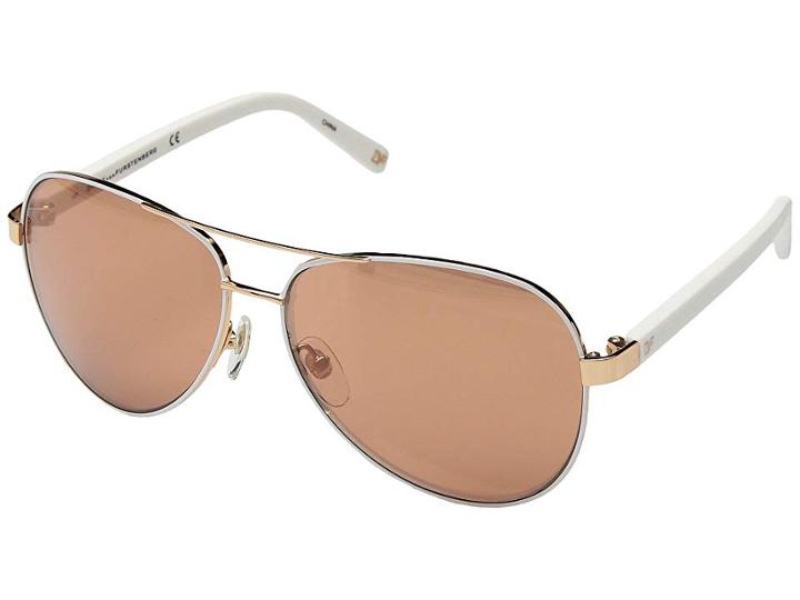 Diane Von Furstenberg Brandy (white) Fashion Sunglasses