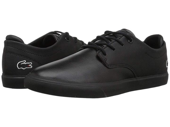 Lacoste Kids Esparre (big Kid) (black/black) Boy's Shoes