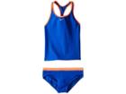 Nike Kids Solid Racerback Tankini (big Kids) (hyper Cobalt) Girl's Swimwear