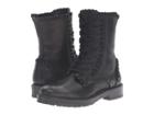 Kennel & Schmenger Contrast Stitch Combat Boot (black Leather) Women's Boots