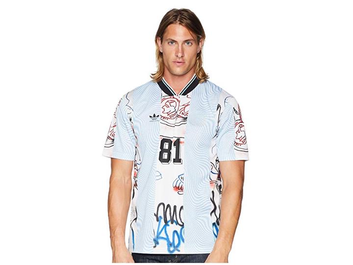 Adidas Skateboarding Gonzales Jersey (black/white) Men's Short Sleeve Pullover