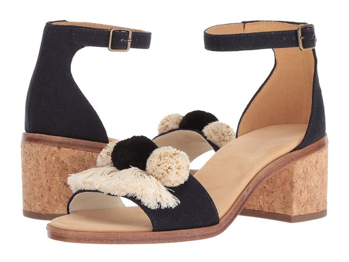 Soludos Capri Pom Pom Heel (eclipse) Women's Shoes