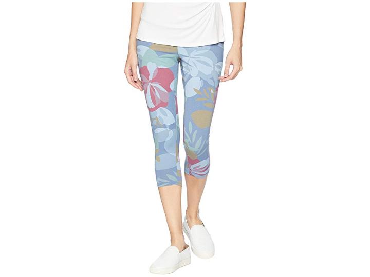 Fresh Produce Fresh Blossom Oceanside Capri Leggings (deep Dive) Women's Casual Pants