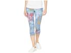 Fresh Produce Fresh Blossom Oceanside Capri Leggings (deep Dive) Women's Casual Pants