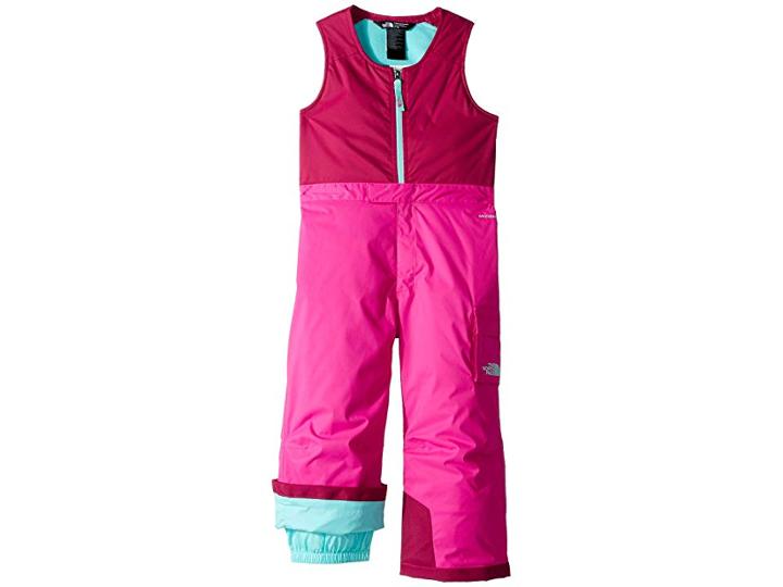 The North Face Kids Insulated Bib (toddler) (azalea Pink) Girl's Snow Bibs One Piece