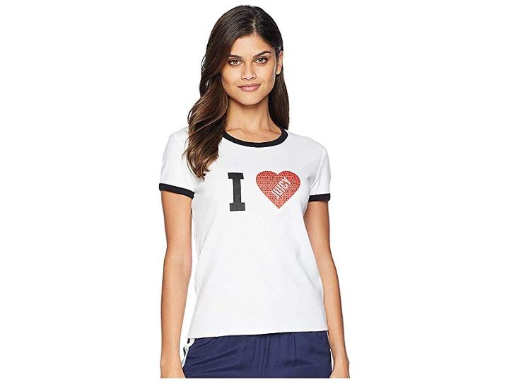 Juicy Couture I Heart Juicy Tee (white) Women's T Shirt