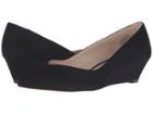 Nine West Elenta (black Suede) Women's Wedge Shoes