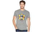 The Original Retro Brand Vintage Short Sleeve Tri-blend Captain America Tee (streaky Grey) Men's T Shirt