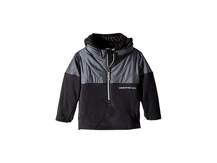 Obermeyer Kids Skimmer Pullover (little Kids/big Kids) (ebony) Boy's Clothing