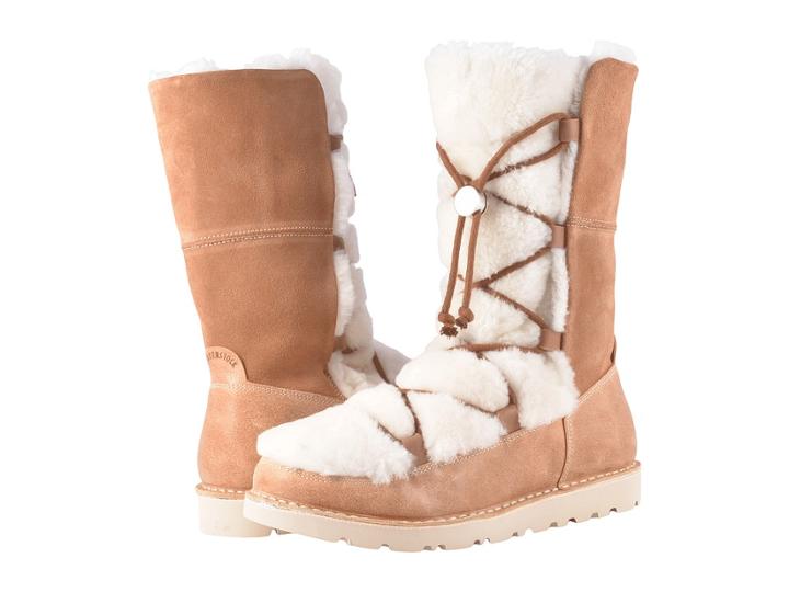 Birkenstock Nuuk Shearling Premium Collection (nut Leather/shearling) Women's Cold Weather Boots
