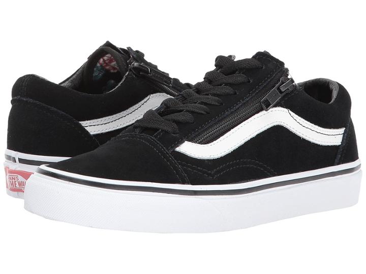 Vans Old Skool Zip ((winter Bloom) Black/white) Lace Up Casual Shoes