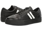 Neil Barrett Paint Stripe Nappa Trainer (black/white) Men's Shoes