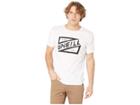 O'neill Chalked Up Short Sleeve Screen Tee (white) Men's T Shirt