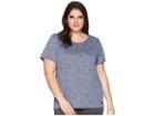 Nike Dry Training Top (size 1x-3x) (binary Blue/royal Tint/black) Women's Clothing