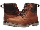 Toms Ashland Waterproof Boot (dark Toffee Leather/brushed Woolen) Men's Lace-up Boots