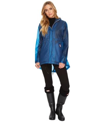 Hunter Original Vinyl Smock (ocean Blue) Women's Coat