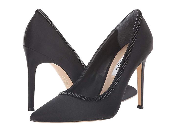 Nina Deedra (black Satin) High Heels