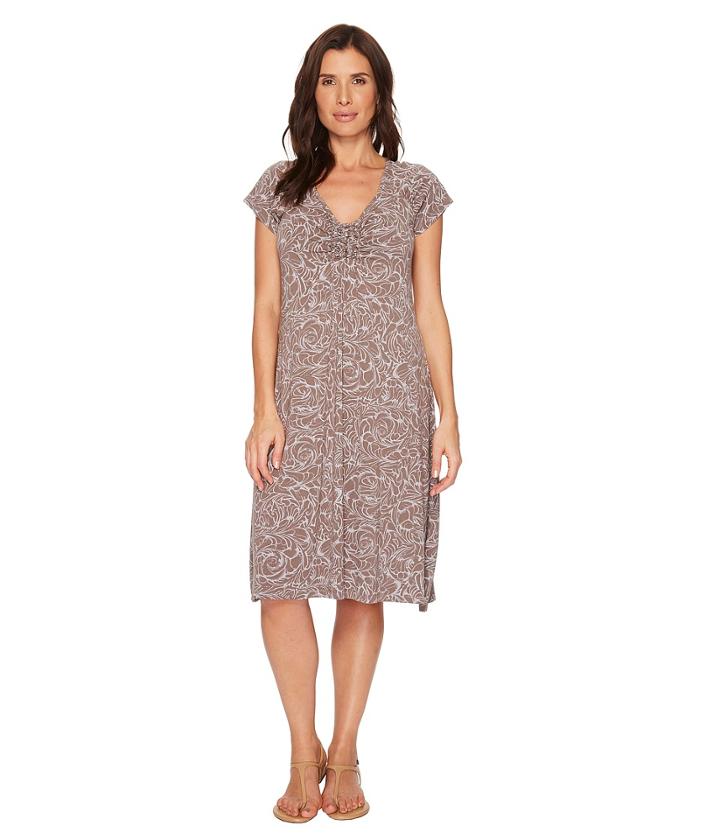 Fresh Produce Waves Emma Dress (portobello Brown) Women's Dress
