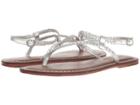 Bernardo Merit Woven (silver Calf) Women's Sandals