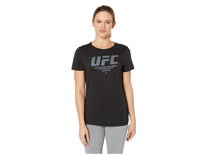Reebok Ufc Logo Tee (black) Women's Clothing