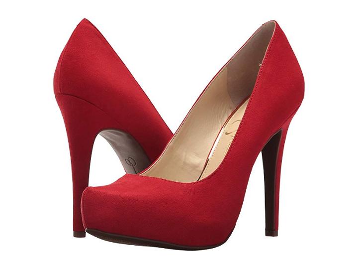 Jessica Simpson Parisah (red Muse Microsuede) High Heels