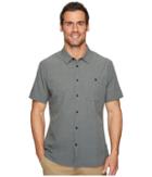 Quiksilver Waterman Technical Short Sleeve Shirt (charcoal Heather) Men's T Shirt